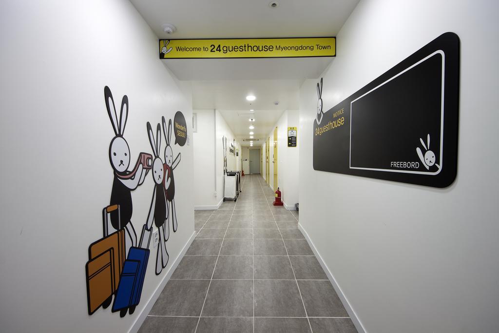 24 Guesthouse Myeongdong Town Seoul Bagian luar foto