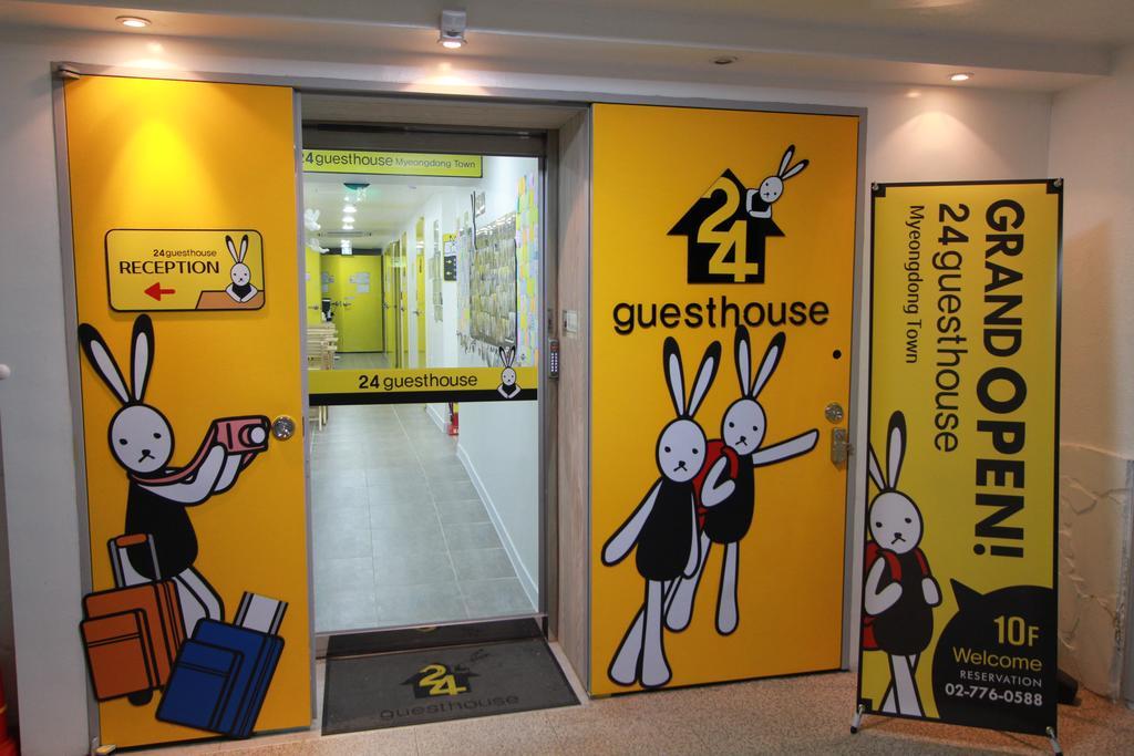 24 Guesthouse Myeongdong Town Seoul Bagian luar foto